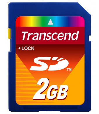Transcend 2 GB SD Flash Memory Card (TS2GSDC)