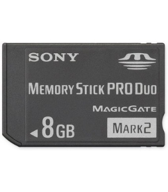 Sony 8 GB Memory Stick PRO Duo Flash Memory Card MSMT8G