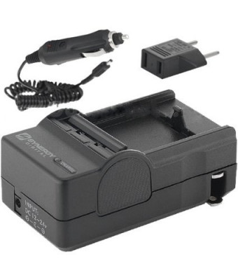 Nikon D3100 Digital Camera Battery Charger (110/220v with Car and EU adapters) - Replacement Charger for Nikon MH-24 Charger