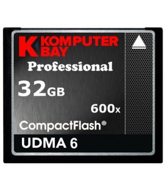 KOMPUTERBAY 32GB Professional COMPACT FLASH CARD CF 600X 90MB/s Extreme Speed UDMA 6 RAW 32 GB