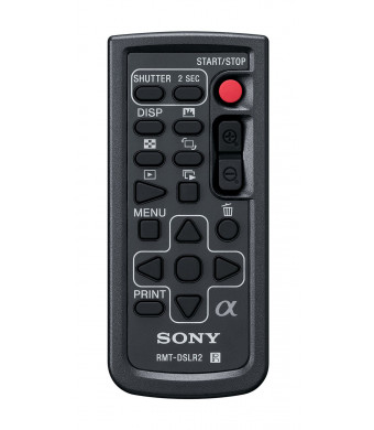 Sony RMTDSLR2 Wireless Remote for Alpha and NEX, (Black)