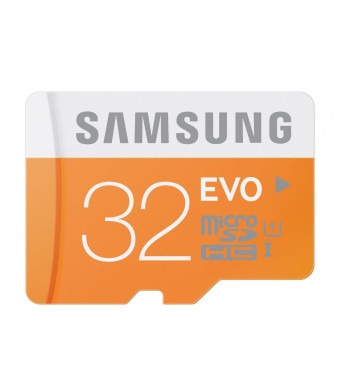 Samsung 32GB EVO Class 10 Micro SDHC up to 48MB/s with Adapter (MB-MP32DA/AM)