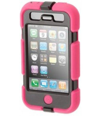 Pink/Black Survivor All-Terrain Case for iPhone 3G/3GS