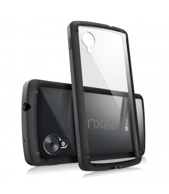 Nexus 5 Case - Ringke FUSION Case [Free HD Film/Drop Protection][BLACK] Shock Absorption Bumper Premium Hard Case for Google Nexus 5 - Eco/DIY Package