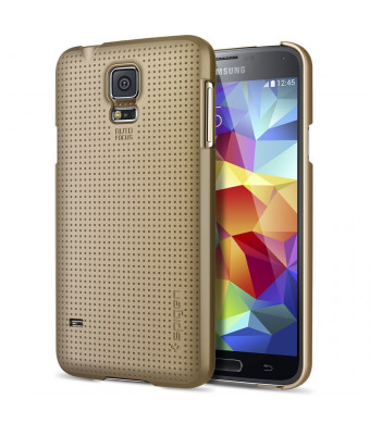 Galaxy S5 Case, Spigen [+Screen Shield] Samsung Galaxy S5 Case Slim [Ultra Fit] [Copper Gold] Full HD Japanese Screen Protector + Premium Matte Hard 