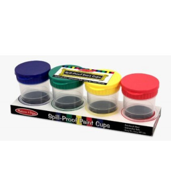 Melissa and Doug Spill Proof Paint Cups, Set of 4