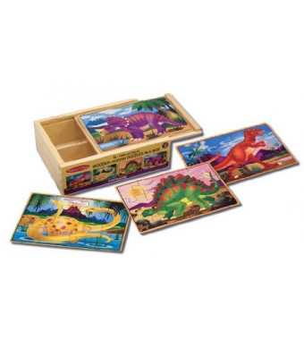 Melissa and Doug Deluxe Dinosaur in a Box Jigsaw Puzzles
