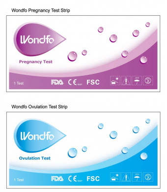 Wondfo Combo 40 Ovulation and 10 Pregnancy Urine Test Strips