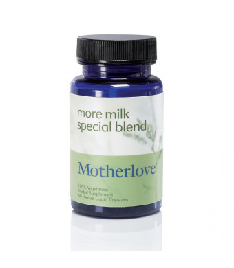 Motherlove More Milk Special Blend Herbal Breastfeeding Supplement with Goat's Rue to Increase Breast Milk Supply, 60 Liquid Capsules