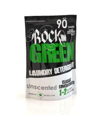 Rockin' Green Laundry Detergent Classic Rock Unscented 45oz
