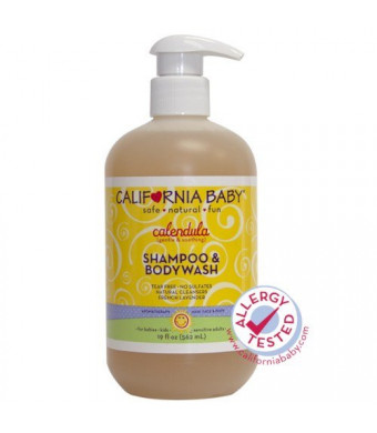 California Baby Calendula Shampoo and Body Wash, 19 Ounce