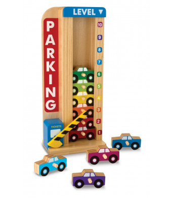 Melissa and Doug Stack and Count Parking Garage