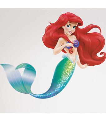 RoomMates RMK2360GM The Little Mermaid Peel and Stick Giant Wall Decals, 1-Pack