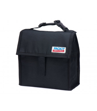 PackIt Freezable Mini Lunch Bag, Black