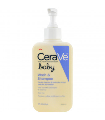 CeraVe Baby Wash and Shampoo, 8 Ounce