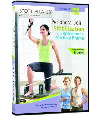 STOTT PILATES Peripheral Joint Stabilization on Reformer with Vertical Frame (English/Spanish)