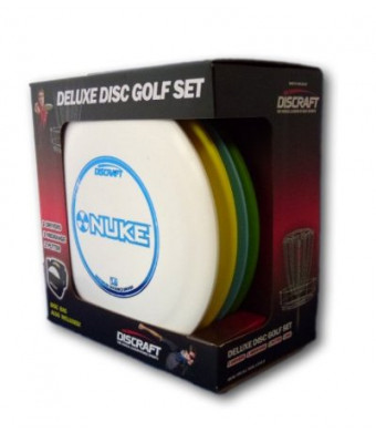 Discraft Deluxe Disc Golf Set (4 Disc and Bag)