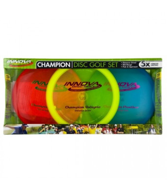 Innova Champion Material Disc Golf, Set of 3 (Colors may vary)