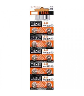 Maxell LR44 Batteries 10 Pack