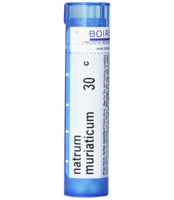 Boiron Homeopathic Medicine Natrum Muriaticum, 30C Pellets, 80 Count Tube
