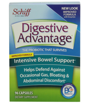 Digestive Advantage Intensive Bowel Support, 96 Counts Capsules