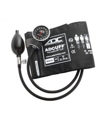 American Diagnostic Corporation 720 Manual Blood Pressure Monitor, Black, Adult