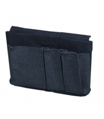 Duro-Med Walker Pouch, Multi-Pocket Carry-All Bag, Blue Denim