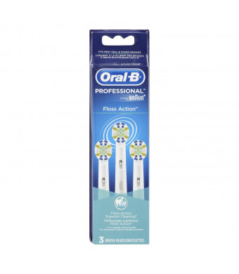 Oral-B Professional Floss Action Replacement Brush Head 3 Count