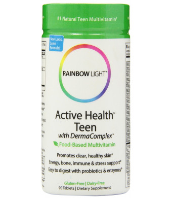 Rainbow Light Active Health Teen Multivitamin, 90 Tablets