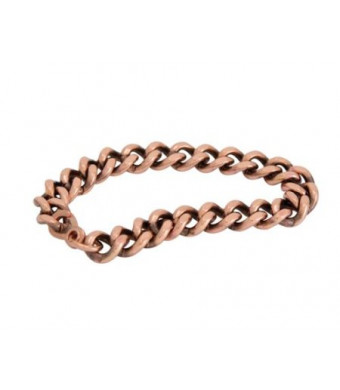 Apex Copper Bracelet, Wide Link Size (1/2" )