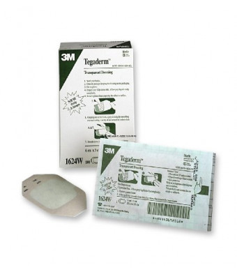 Nexcare Tegaderm Transparent Dressing - 2-3/8 Inches X 2-3/4 Inches - 100