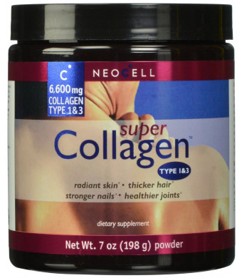 Neocell Super Powder Collagen, Type 1 and 3, 7 Ounce