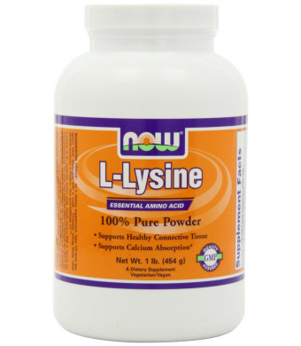 NOW Foods Lysine Powder, 1 Pound