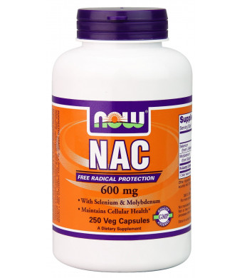 NOW Foods Nac-Acetyl Cysteine 600mg, 250 Vcaps