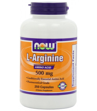 NOW Foods L-Arginine 500mg, 250 Capsules