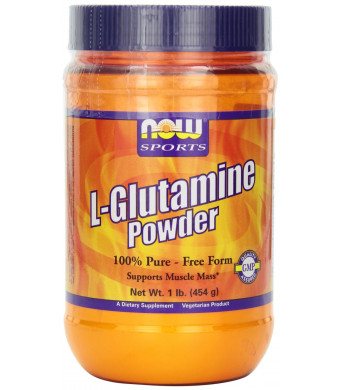 NOW Foods L-Glutamine Pure Powder, 1-Pound
