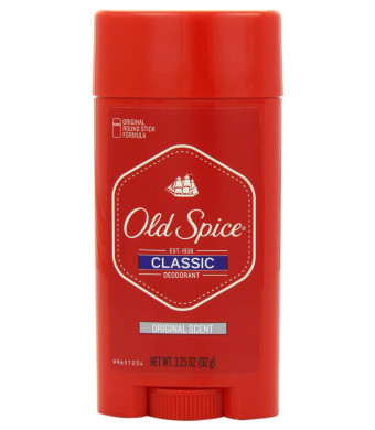Old Spice Classic Deodorant , Original Scent, 3.25-Ounces (Pack of 6)