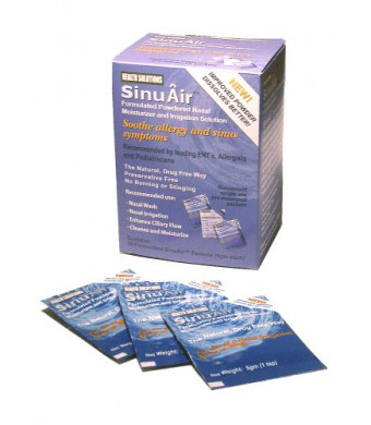 SinuAir Powdered Saline 30 Convenient Packets