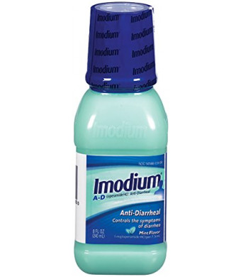 Imodium A-D Anti-Diarrheal Liquid, Mint Flavor 8-Ounce Bottle