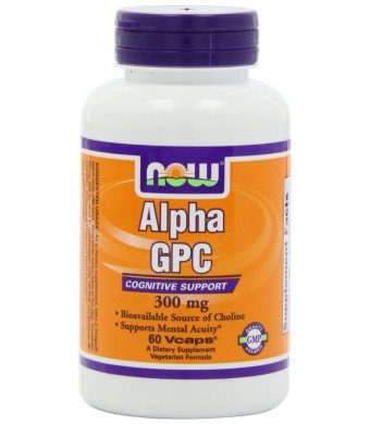 Now Foods Alpha Gpc 300mg, Veg-Capsules, 60-Count