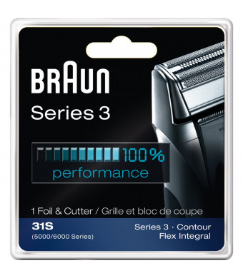 Braun Series 3 Combi 31s Foil And Cutter Replacement Pack (Formerly 5000/6000)
