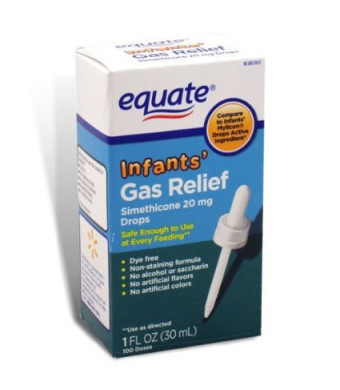 Equate - Infants' Gas Relief Drops, Simethicone 20 mg, 1 fl oz