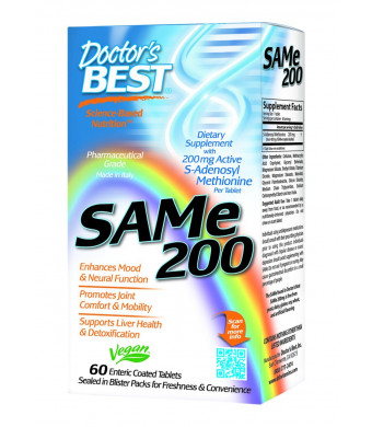 Doctor's Best Sam-e 200 mg, 60-Count