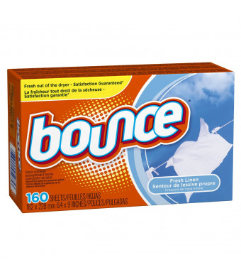 Bounce Fresh Linen Fabric Softener Sheets 160 Count