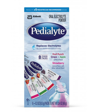 Pedialyte Powder Pack, Variety, 0.3-Ounce, 8 Count