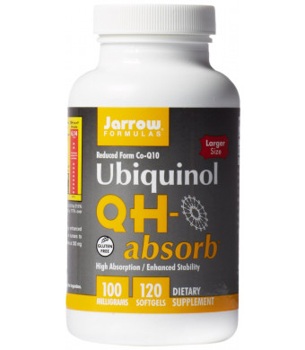 Jarrow Formulas Ubiquinol QH-Absorb, 100 mg, 120 Count