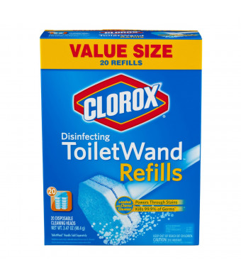 Clorox ToiletWand Disinfecting Refills, 20 Count