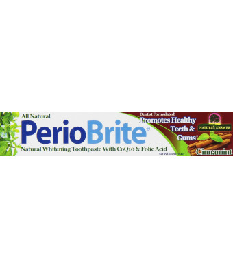 Nature's Answer PerioBrite Toothpaste, Cinnamint, 4-Ounces