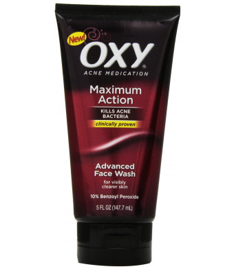 Oxy Maximum Action Advanced Face Wash, 5 Ounce