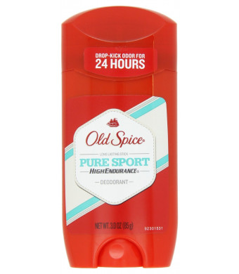 Old Spice High Endurance Pure Sport Scent Men's Deodorant 3 Oz (Pack of 4)